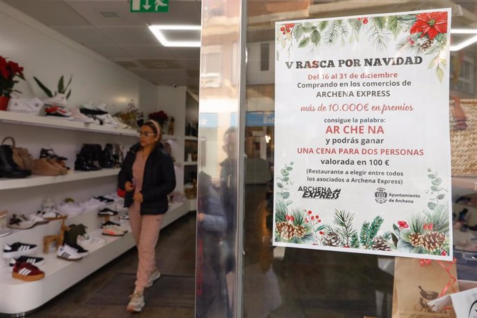 Campña de Navidad de los comercios de Archena para incitar a comprar en los comercios locales