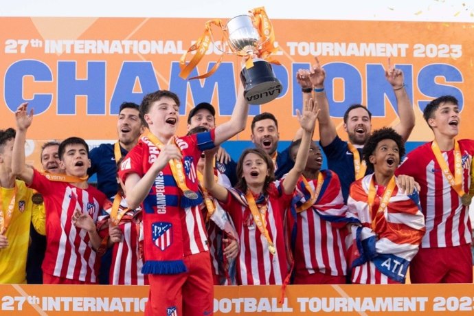 Archivo - El Atlético de Madrid conquista LaLiga FC Futures con un golazo en el descuento.