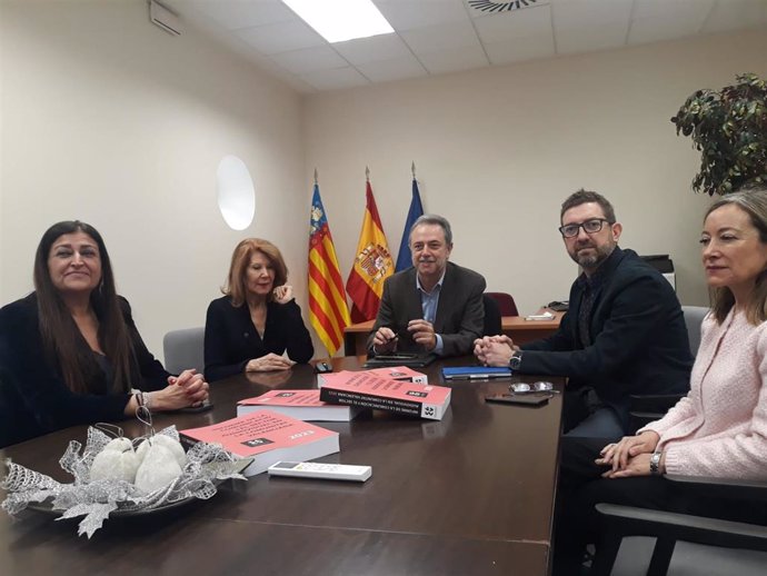 Algunos miembros del Consell d l'Audiovisual de la Comunitat Valenciana