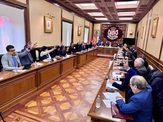 Pleno de la Diputación de Ávila.