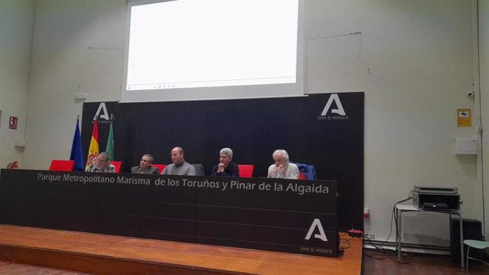 El delegado territorial de Sostenibilidad y Medio Ambiente de la Junta de Andalucía en la provincia de Cádiz, Óscar Curtido, en el Consejo Provincial de Medio Ambiente y Biodiversidad.