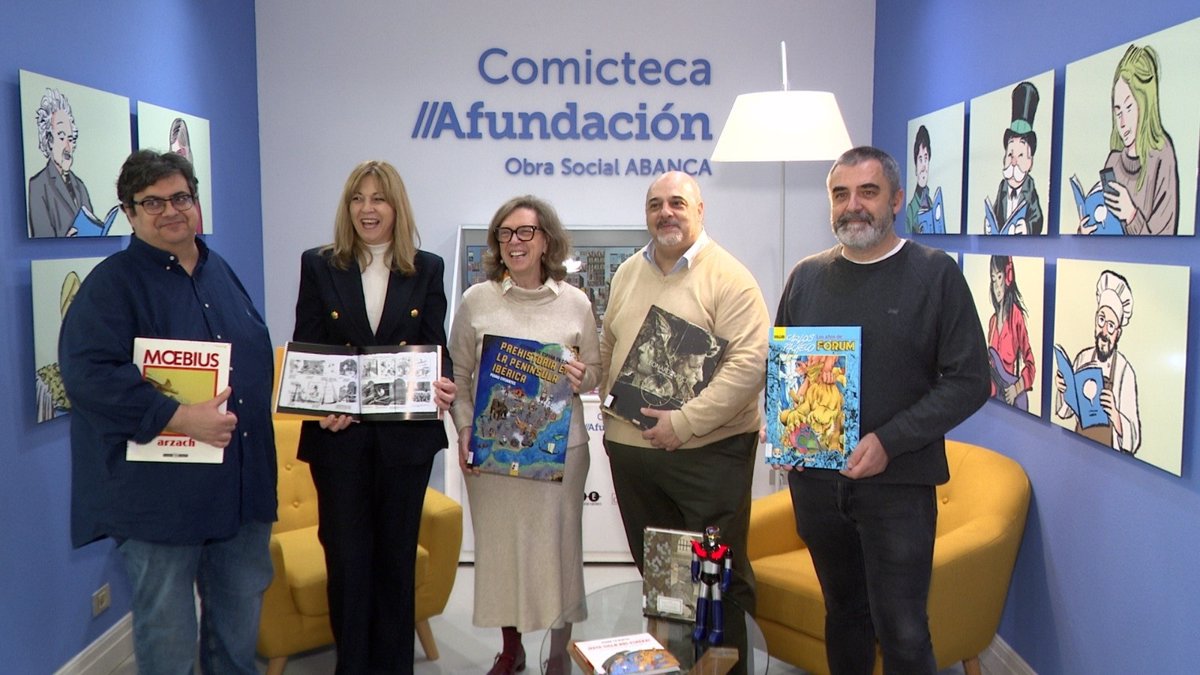 Afundación presenta la Comicteca, su biblioteca especializada en cómic pionera en Galicia