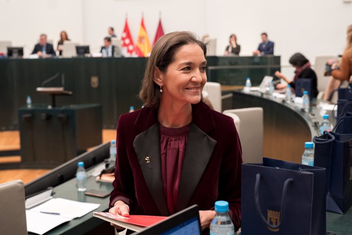 La portavoz del grupo municipal Socialista en el Ayuntamiento de Madrid, Reyes Maroto 