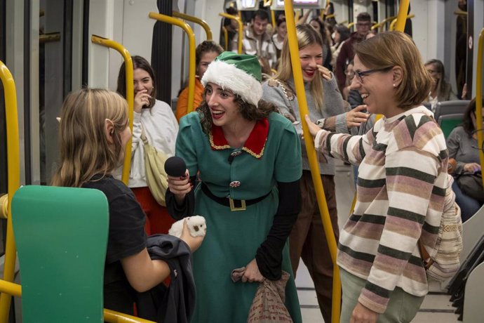 El metro ofrecerá un servicio especial ininterrumpido con trenes cada 20 minutos durante la Nochevieja.