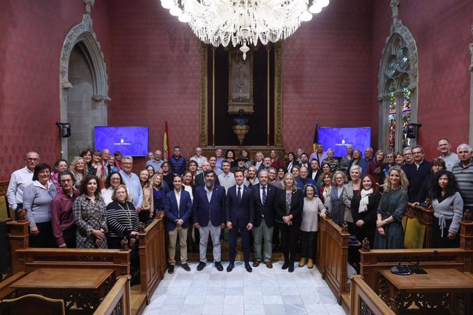 Acto de homenaje al personal del Consell de Mallorca