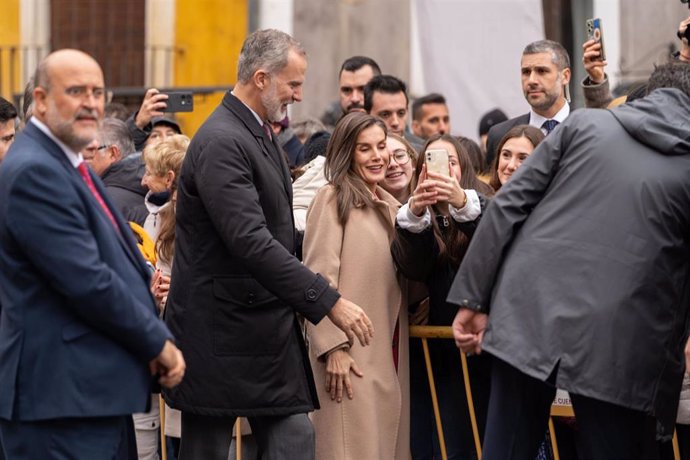 Los Reyes Felipe y Letizia en Cuenca