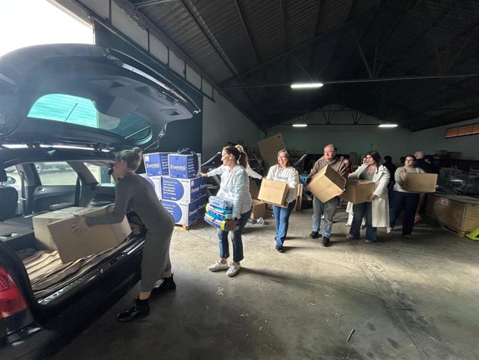 Se han recogido 160 cajas de alimentos