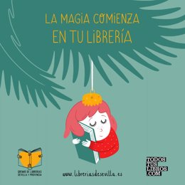 Cartel de la campaña de las librerías independientes de Sevilla