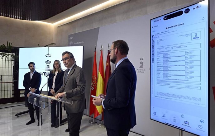 El alcalde, José Ballesta, presenta 'Tu Murcia', la primera plataforma global del Ayuntamiento