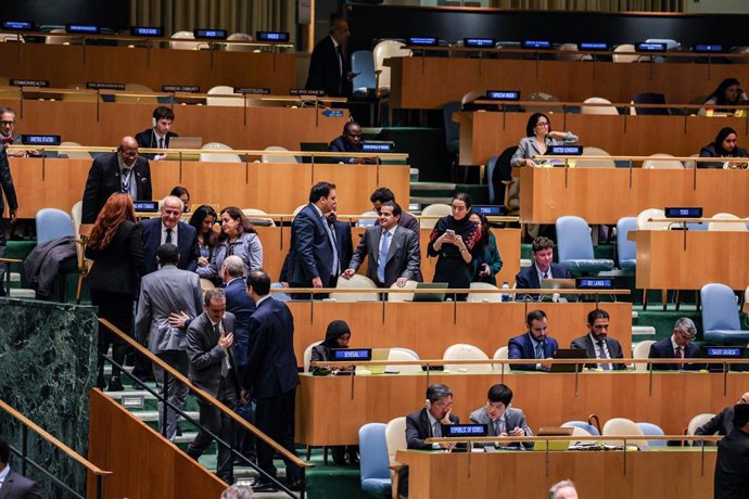 Votación en la Asamblea General de Naciones Unidas