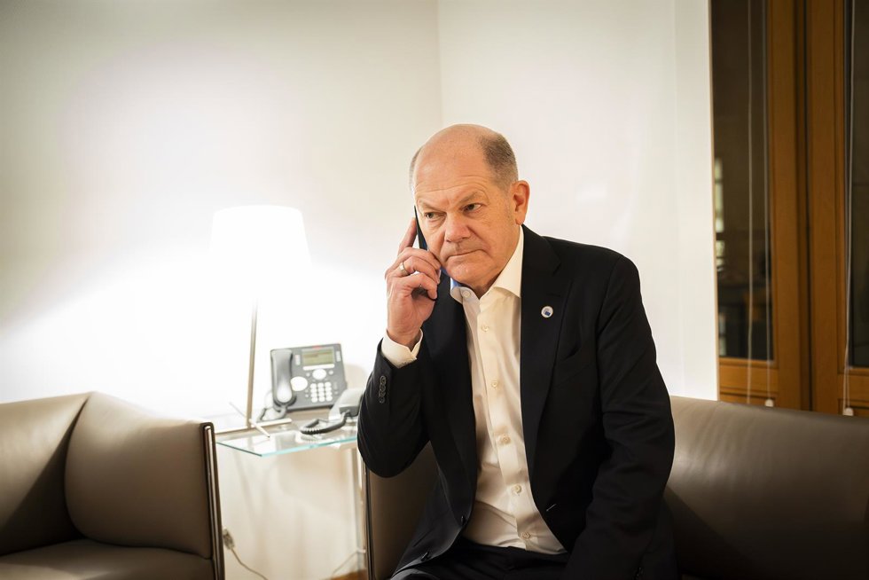 El canciller alemán, Olaf Scholz