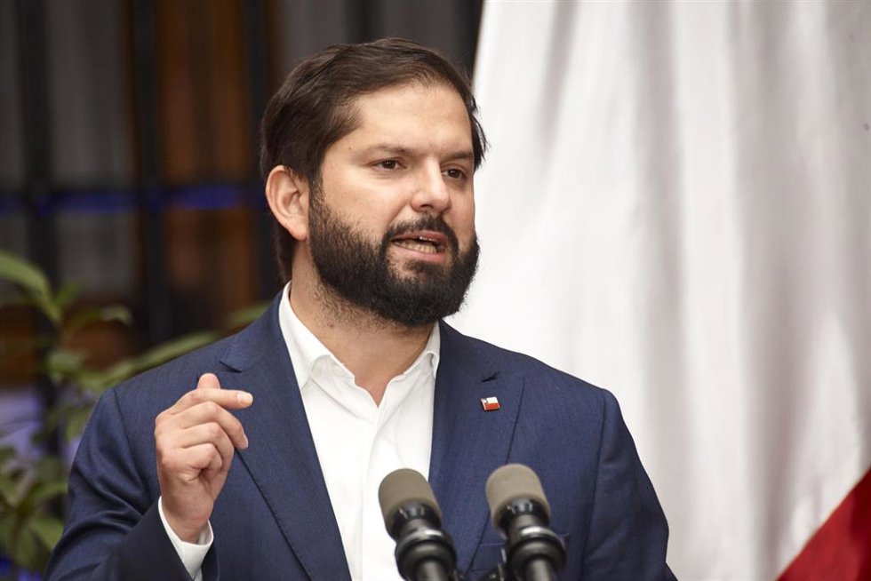 El presidente de Chile, Gabriel Boric