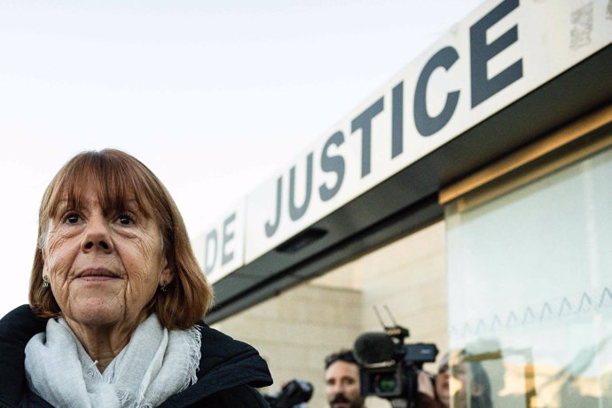 16 December 2024, France, Avignon: French former logistics manager Gisele Pelicot departs the Avignon courthouse following the final day of defense arguments in the trial of her ex-husband, Dominique Pelicot, who stands accused of drugging her over 