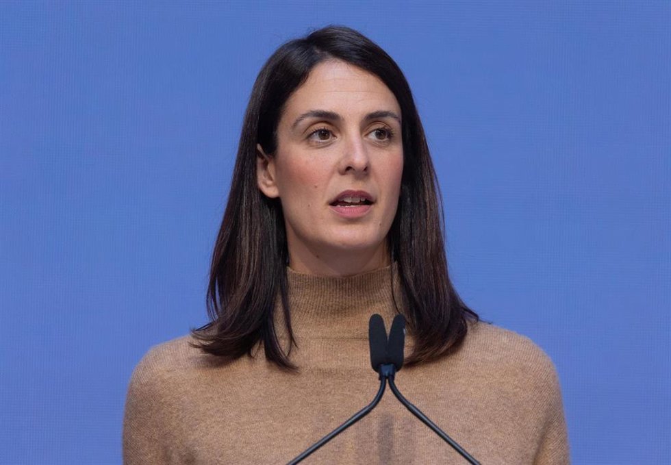 Archivo - La coportavoz de Más Madrid Rita Maestre durante una rueda de prensa, a 28 de octubre de 2024, en Madrid (España). 