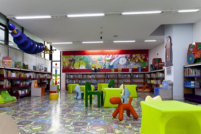 Archivo - Espacio para actividades infantiles en la Biblioteca Regional