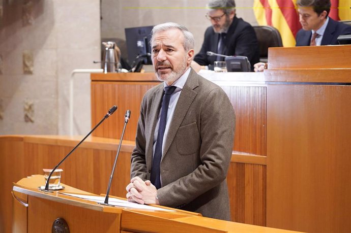 El presidente del Gobierno de Aragón, Jorge Azcón.