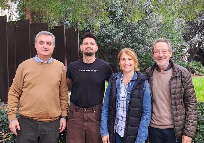 De izquierda a derecha: Antonio Marcilla, Christian Sánchez-López, Carla Soler y Pedro Pérez-Bermúdez.