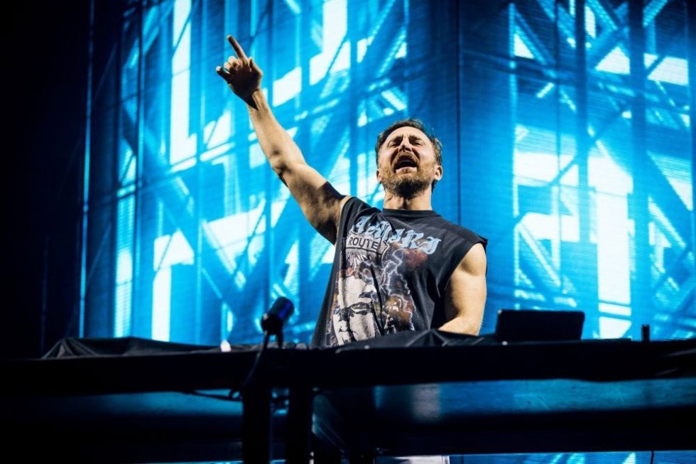 Archivo - David Guetta en una actuación en Vigo