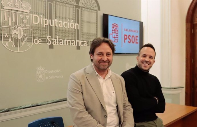 Los diputados provinciales del PSOE, Antonio Cámara y Carlos Fernández Chanca