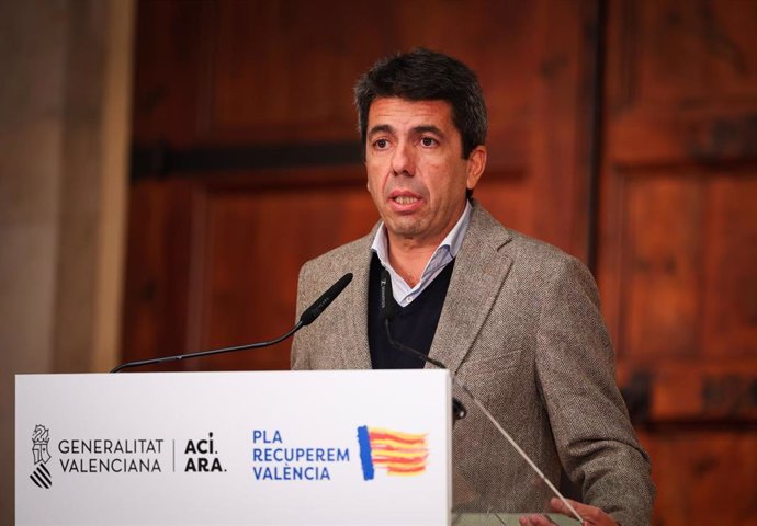 El 'president' de la Generalitat, Carlos Mazón.