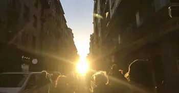 Zaragoza celebra este sábado el solsticio de invierno, el fenómeno que dio origen a la ciudad romana