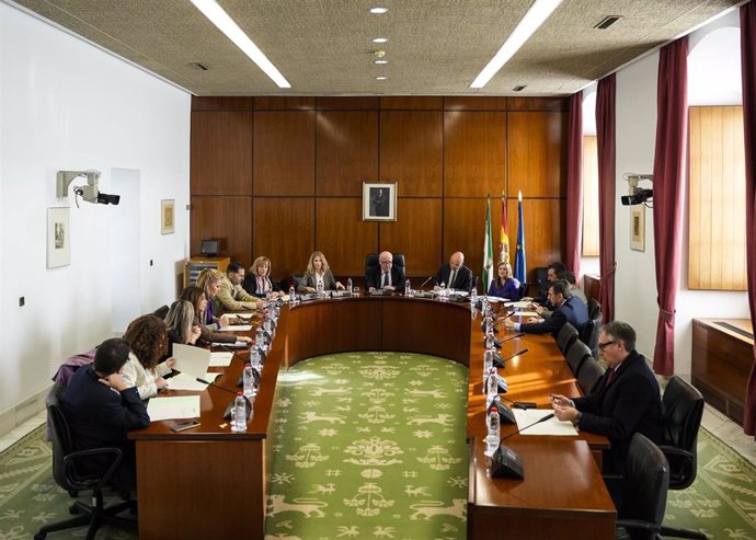 Reunión de la Junta de Portavoces del Parlamento de Andalucía.