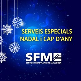 SFM habilita trenes nocturnos para Nochebuena y Nochevieja y más servicios los días 26 de diciembre y 1 de enero