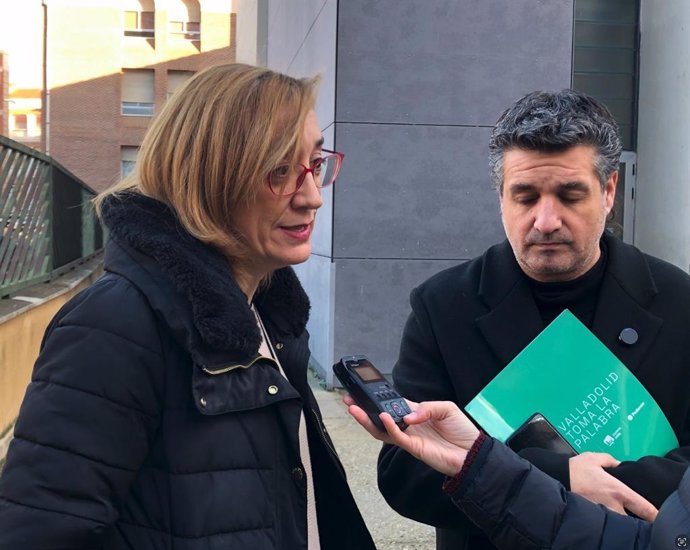 La portavoz del Grupo Municipal Valladolid Toma la Palabra, Rocío Anguita