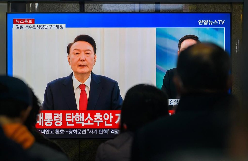 El destituido presidente de Corea del Sur, Yoon Suk Yeol 
