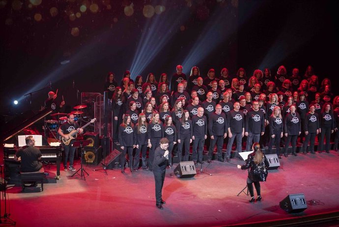 Concierto del Coro Góspel Clasijazz en el Auditorio Maestro Padilla en Almería.