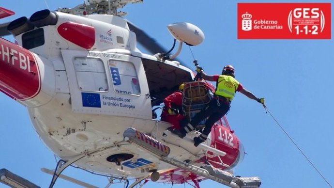 Helicóptero de rescate del GES