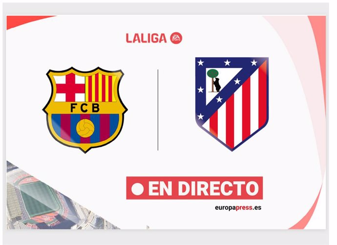 LaLiga EA Sports - Barcelona - Atlético de Madrid | En directo: resumen, goles y resultado hoy