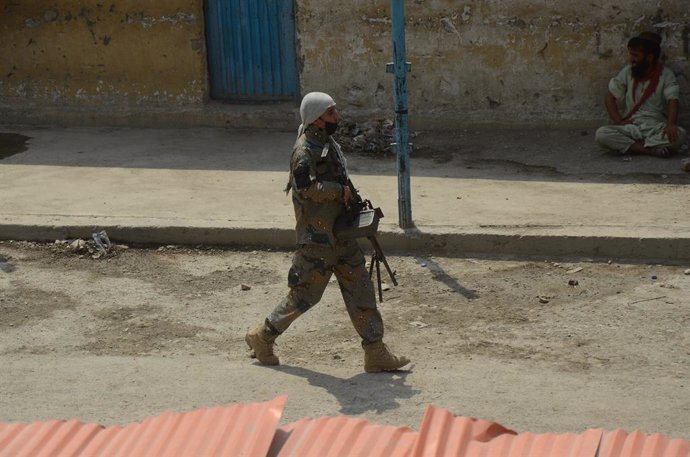 Archivo - September 5, 2021, Peshawar, Khyber Pakhtunkhwa, Pakistan: Federal Interior Minister Sheikh Rashid paid a visit to Torkham Border, Khyber District to review the current security arrangements owing to evolving regional situation. On this occasion