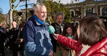 El actor del anuncio de la lotería de Navidad, el riojano Amadeo Marín, cree que "ha traído suerte"