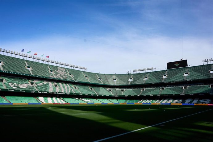 Archivo - Vista del interior del estadio del Real Betis.