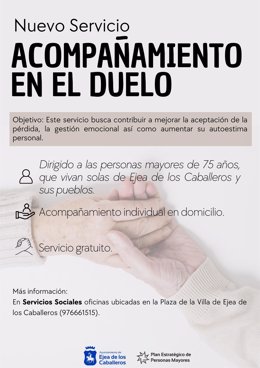 Cartel de la iniciativa puesta en marcha por el Ayuntamiento de Ejea