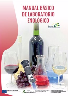 Portada del 'Manual Básico de Laboratorio Enológico', publicado por el Ifapa.