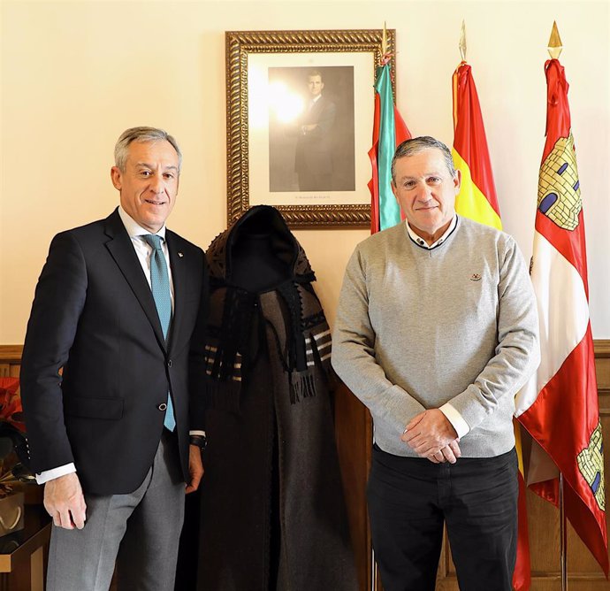 El presidente de la DIputación de Zamora y el presidente de Eurocaja Rural.