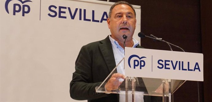 El presidente del PP en Sevilla, Ricardo Sánchez.