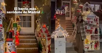 El "barrio más navideño de Madrid" al estilo 'Dyker Heights': "sus decoraciones recuerdan a Nueva York"