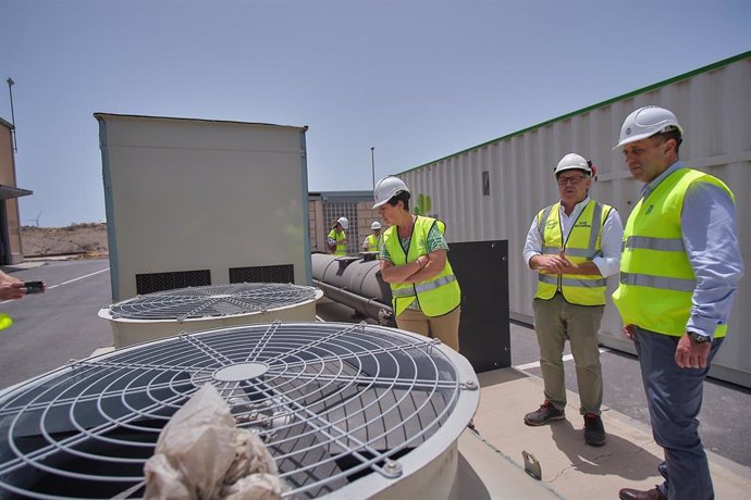 Archivo - Planta de tratamiento de residuos de la construcción en Tenerife