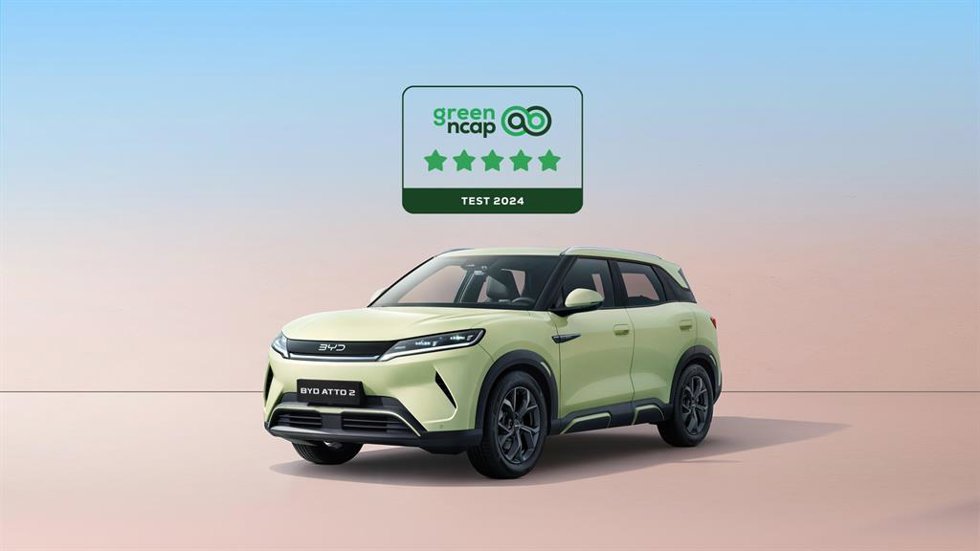 El BYD Atto 2 recibe las cinco estrellas de la iniciativa Grenn NCAP.
