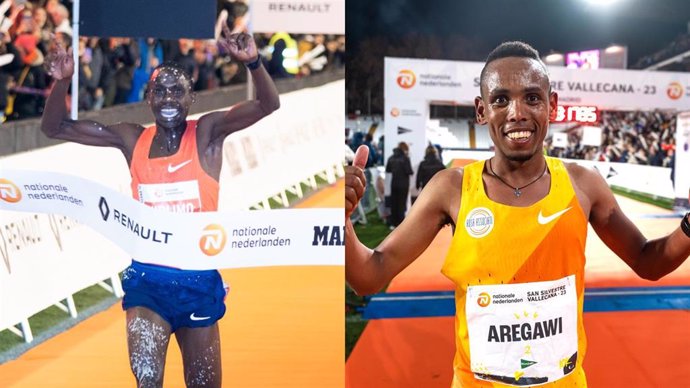 El ugandés Jacob Kiplimo y el etíope Berihu Aregawi se retan en la San Silvestre Vallecana.