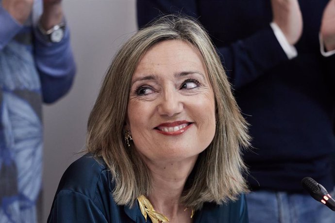 Archivo - La presidenta de UPN, Cristina Ibarrola.