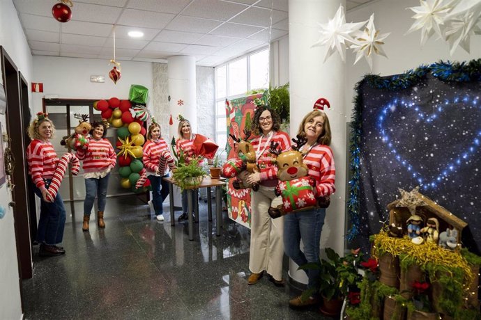 Imagen del 'Pasillo de la Alegría' de la Unidad de Formación Continuada del Hosptial Juan Ramón Jiménez de Huelva.