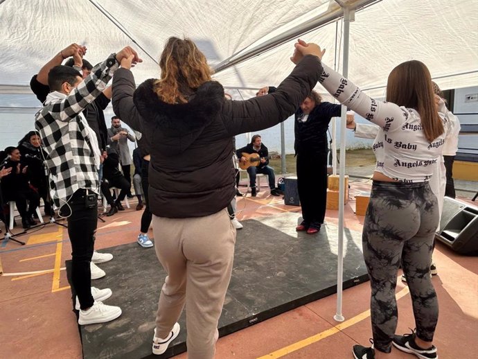 Taller de flamenco en el CIMI de Los Alcores de Carmona.