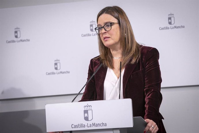 La consejera portavoz del Gobierno de Castilla-La Mancha, Esther Padilla