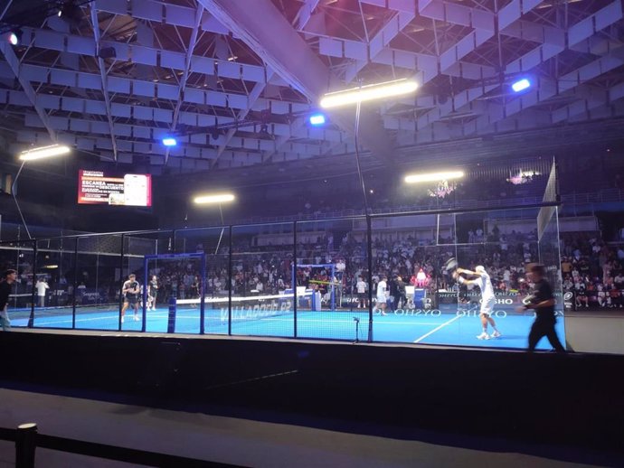 Celebración del torneo Premier Padel P2 en Valladolid, en el polideportivo Pisuerga.