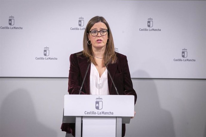 La consejera portavoz del Gobierno de Castilla-La Mancha, Esther Padilla