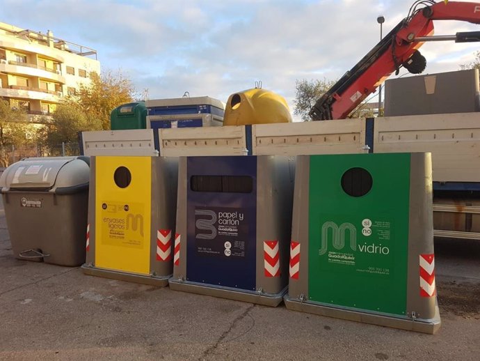 Imagen de recogida selectiva de residuos en Mairena del Aljarafe